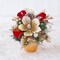 Glam Magnolia Arrangement with Pot - Handcrafted Christmas Decorations - Holiday Tree
